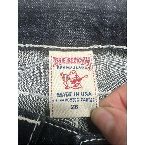 True Religion Johnny Low rise-Straight Jeans Sz 28 - Picture 3 of 6